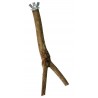 Drewniana grzęda dla ptaka 30 cm