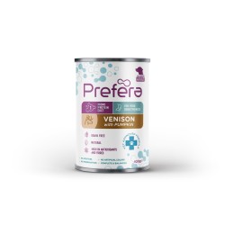 Karma mokra dla psa Prefera Przepiórka z Dynią   400g