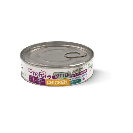 Karma mokra dla kora Prefera Kitten Kurczak  Monoproteina 85g