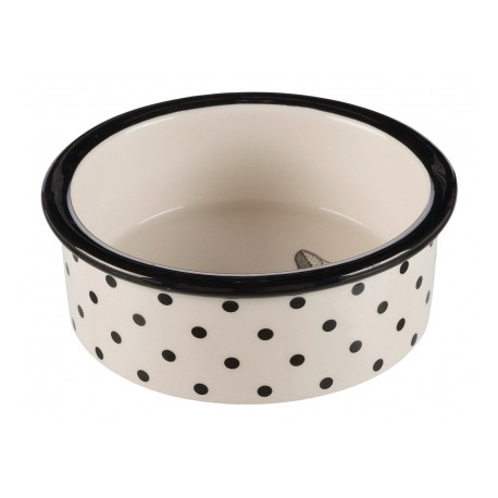 Miska ceramiczna dla kota Trixie - czarno-biała