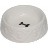 Miska ceramiczna Yarro - biała strukturalna w kostki