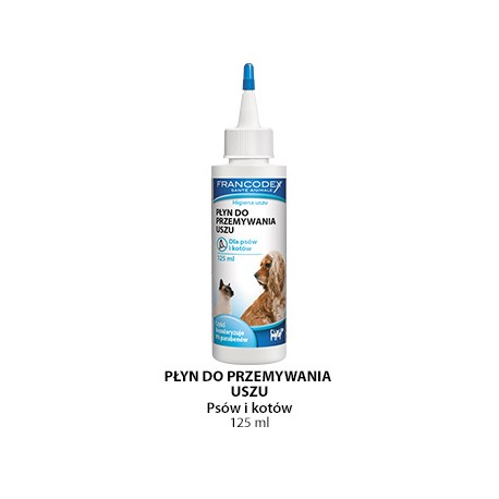Płyn do przemywania oczu dla psów i kotów Francodex - 125 ml