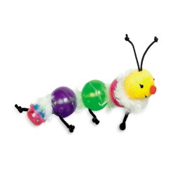 Zabawka dla kota - gąsienica z dzwoneczkiem