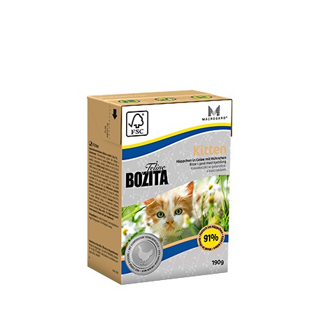 Bozita Kitten - kawałki mięsa w galaretce 190g