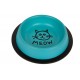 Miska metalowa dla kota "Meow" - malowana na gumie