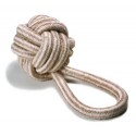 Zabawka dla psa Natural Cotton Line - duża piłka z uchwytem
