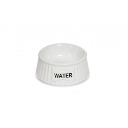 Miska ceramiczna biała Water - 13 cm