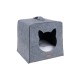Domek dla kota z filcu - Kostka 2w1 Hygge