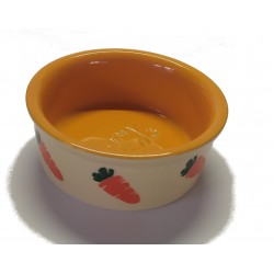 Miska ceramiczna dla chomika - z marchewką