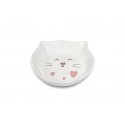 Miska ceramiczna dla kota - w kształcie głowy kota