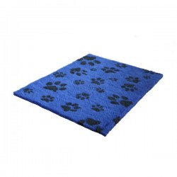 Oryginalne legowisko Vetfleece - Vet Dry Bed - antypoślizgowe MultiPaw niebieski z grafitem