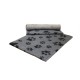 Oryginalne legowisko Vetfleece - Vet Dry Bed - antypoślizgowe MultiPaw grafit z czerwonym