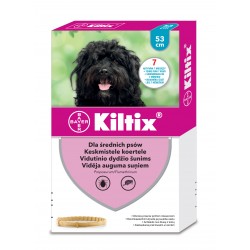 Bayer Kiltix - obroża przeciw pchłom i kleszczom - dla małych psów - 38 cm