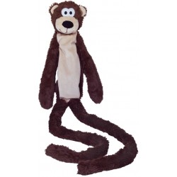 Zabawka dla psa - małpa pluszowa z liną w środku 105 cm