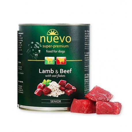 Nuevo Karma mokra dla psa Jagnięcina+Wołowina Senior 400g