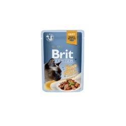 Karma mokra dla kota Britt Premium Gravy Fillets Kurczak 85g