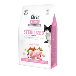Brit Care - karma dla kotów Sterilized Weight Control Kaczka Indyk 400g