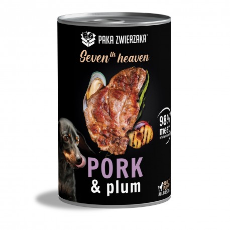 Karma Mokra Paka Zwierzaka Seven'th Heaven Królik Wołowina 400g