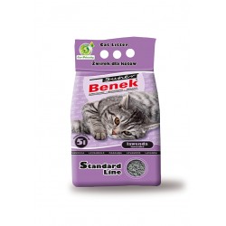 Żwirek dla kota Super Benek Standard Lawenda 5 l