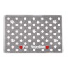 Mata pod miski / do wycierania łapek - szare kropeczki