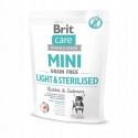 Brit Care - karma dla psów Mini GrainFree Light&Sterilised Rabbit&Salmon 400g