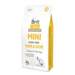 Brit Care - karma dla psów Mini GrainFree Hair&Skin Łosoś 2 kg