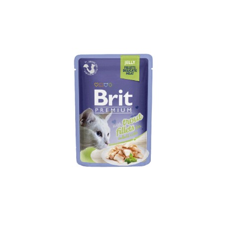 Karma mokra dla kota Brit Premium Jelly Fillets Łosoś 85g