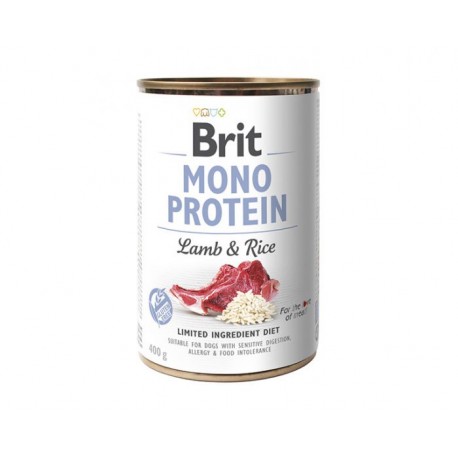 Brit Mono Protein Jagnięcina Ryż 400g