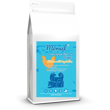 Morsel - Complete Grain Free Food - Puppy - Chicken with Vegetables 12kg