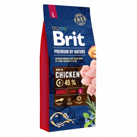 BRIT PREMIUM BY NATURE  Jagnięcina z ryżem 15 kg